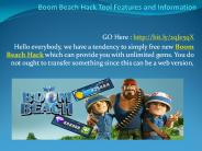 Boom Beach Hack Tool Features and Information