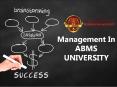 Management In ABMS UNIVERSITY PowerPoint PPT Presentation