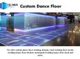 Custom Dance Floor PowerPoint PPT Presentation