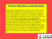 Phoenix Mitsubishi Lunde Mitsubishi