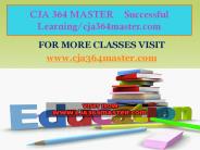 CJA 364 MASTER    Successful Learning/cja364master.com