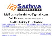 Devops training institutes in hyderabad