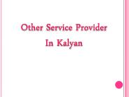 Other Service Provider in kalyan