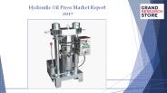 Hydraulic Oil Press Market Report 2017