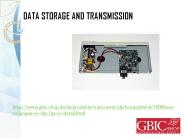DATA STORAGE AND TRANSMISSION