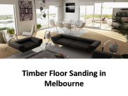 Timber Floor Sanding Melbourne