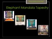Mandala Elephant  Blanket (1)