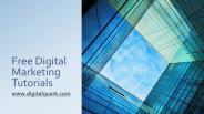 Free Digital Marketing Tutorials