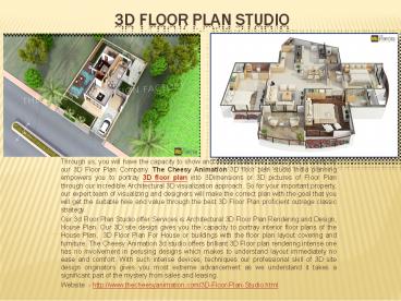 3D Floor Plan Studio