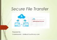 Secure File Transfer By GetBackYourPrivacy.com