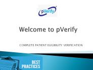 Insurance Eligibility Verification
