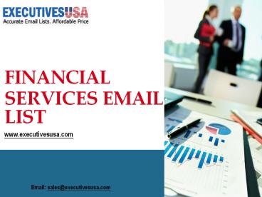 Financial Services Email List (1)