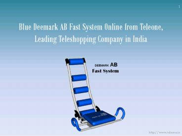 Blue Deemark AB Fast System Online from Teleone