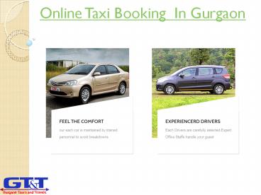 Online Taxi Booking  In Gurgaon