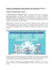 Property Management System Software