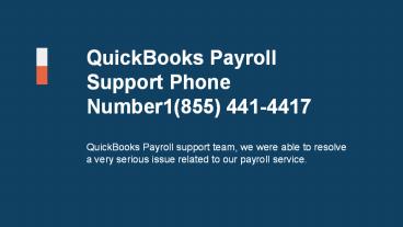 QuickBooks Payroll Support Phone Number (2)