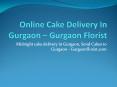 Online Cake Delivery in Gurgaon - Gurgaon Florist