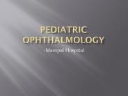 Pediatric Ophthalmology