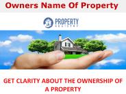 Owners Name Of Property