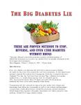 The Big Diabetes Lie PowerPoint PPT Presentation