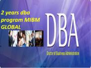 2 years dba program Entrepreneurship
