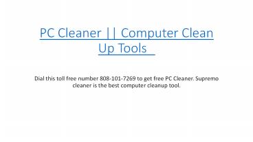 computer cleanup software