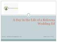 A Day in the Life of a Kelowna Wedding DJ PowerPoint PPT Presentation