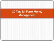 10 Forex Money Management Tips