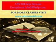 ABS 200 help Become Exceptional/abs200help.com