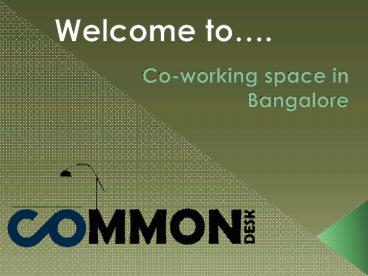 Shared office space in Bangalore