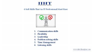 6 Soft Skills IT Professional must have.