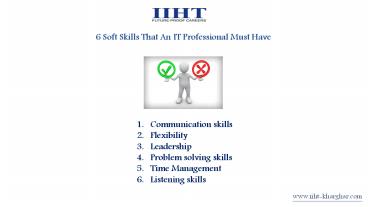 6 SOFT SKILLS FOR IT PROFESSIONAL
