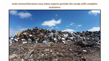 Junk removal calgary