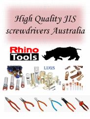 High Quality JIS screwdrivers Australia