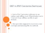 Ost to pst converter software