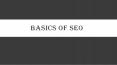 Basics of SEO PowerPoint PPT Presentation