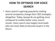 HOW TO OPTIMIZE FOR VOICE SEARCH (1)
