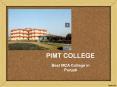 Best MCA College in Punjab - PIMT College | Fees, Cut-off, Placements PowerPoint PPT Presentation