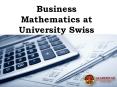 Business Mathematics at University Swiss PowerPoint PPT Presentation