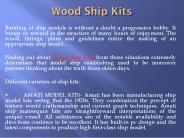 Wood Ship Kits