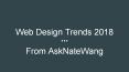 Nate Wang - Web Design Trends 2018 PowerPoint PPT Presentation