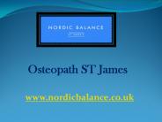 Osteopath ST James - www.nordicbalance.co.uk
