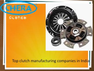 Top clutch manufacturing companies in India (4)