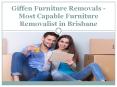 Giffen Furniture Removals - Most Capable Furniture Removalist in Brisbane PowerPoint PPT Presentation