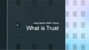 What is Trust By Leigh Barker