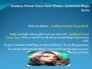 Goddess Primal Chaos Hack Cheats– Unlimited Magic Gems