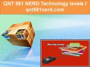 QNT 561 NERD Technology levels / qnt561nerd.com