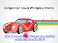 CarSpot Automotive Car Dealer Theme PowerPoint PPT Presentation