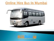 online bus hire in mumbai
