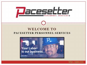 Labor Services by Pacesetter Personnel Services